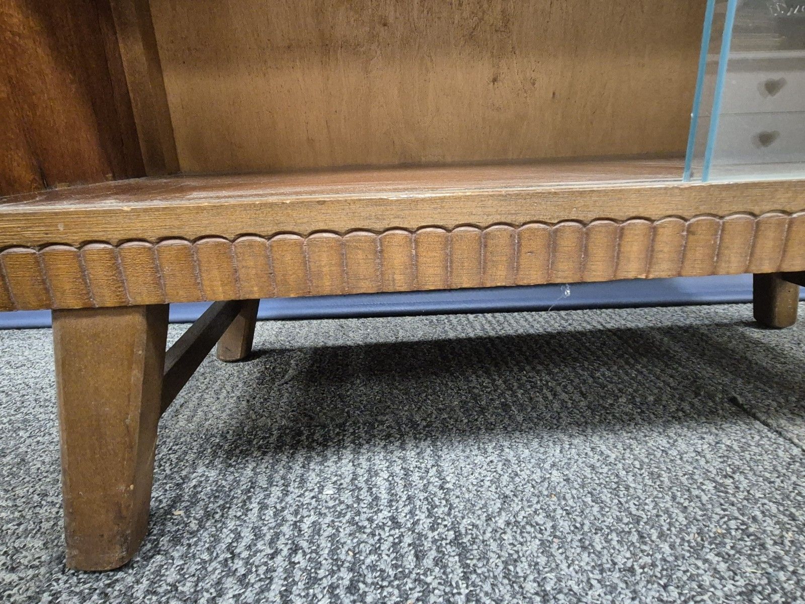 Herbert Gibbs Wood Bureau/Writing Desk/Bookcase/ photo vintage