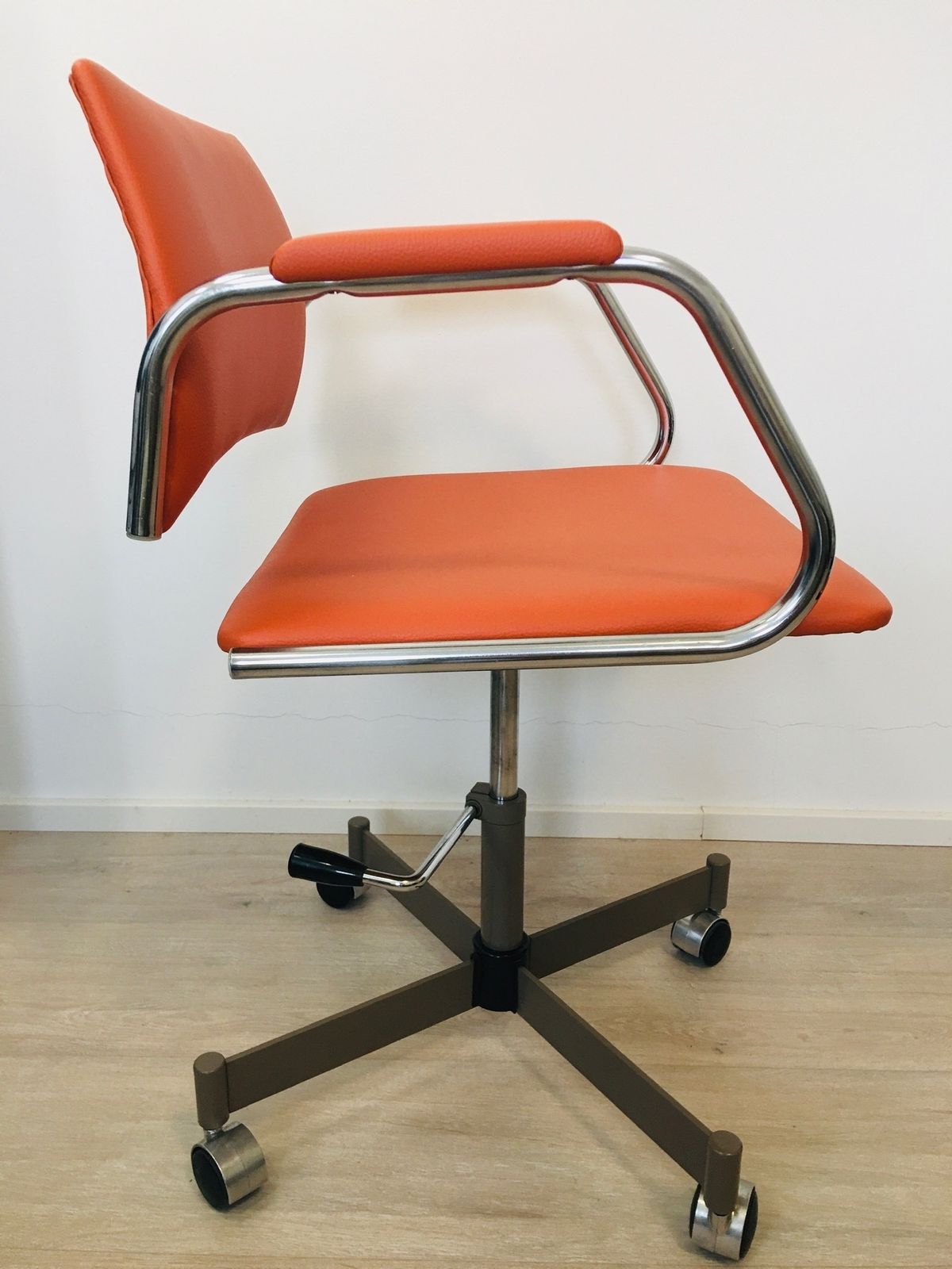 Vintage  Office Desk Chair By  Kovona, Czekoslovakia 1970's photo Furniture