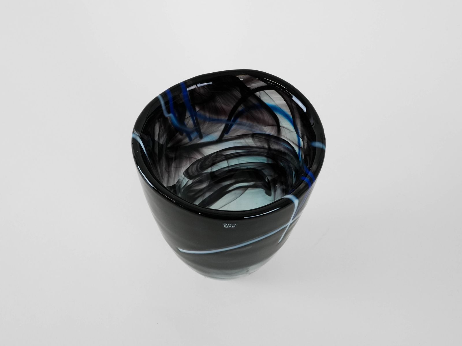 Glass Vase, Swedish Design, 1980s, Manufacturer: Kosta Boda, Designer: Anna Ehrner photo vinterior