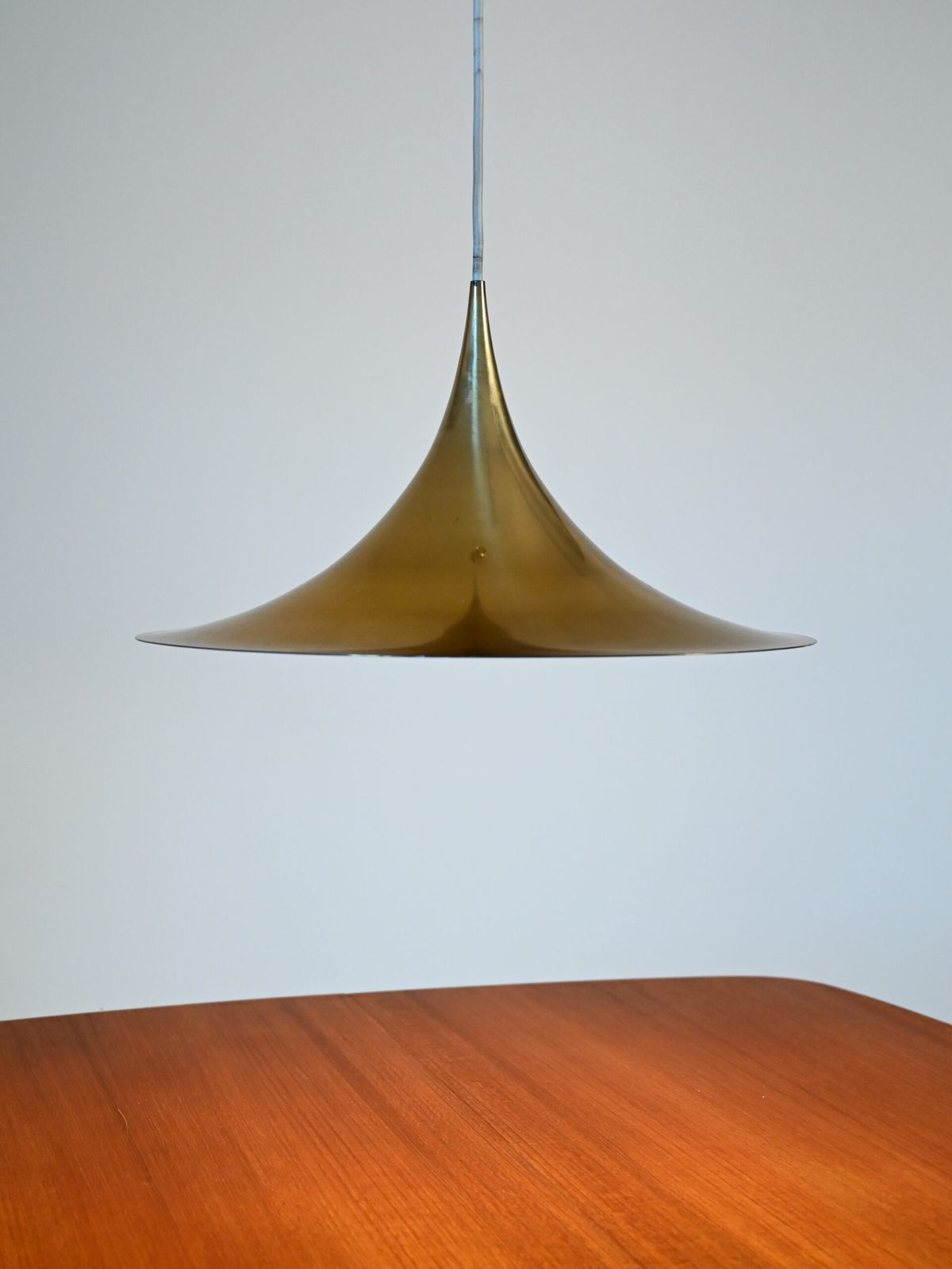 Brass Pendant Lamp Attributed To Claus Bonderup & Torsten Thorup photo furniture