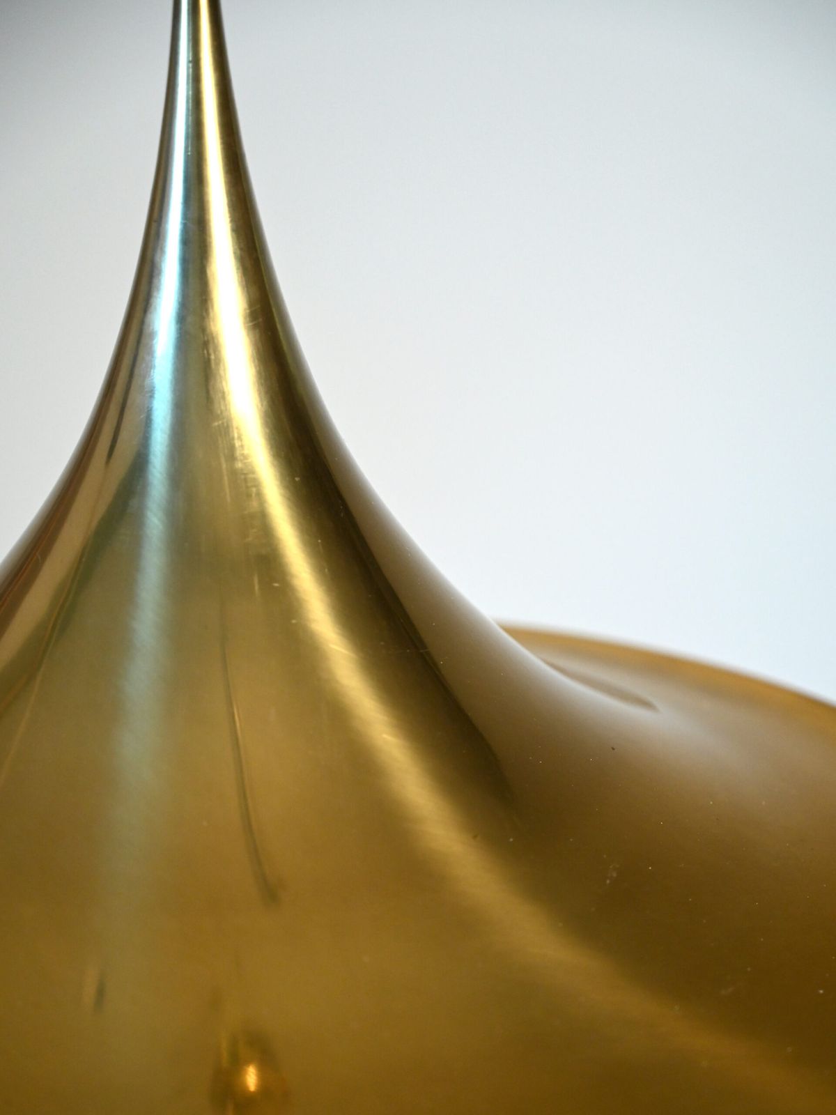 Brass Pendant Lamp Attributed To Claus Bonderup & Torsten Thorup photo Lighting