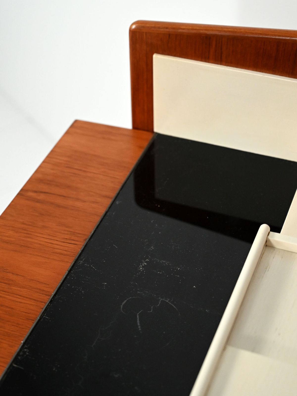 Furniture Scandinavian Teak Dressing Table With Chest Of Drawers From The 1950s And 1960s photo