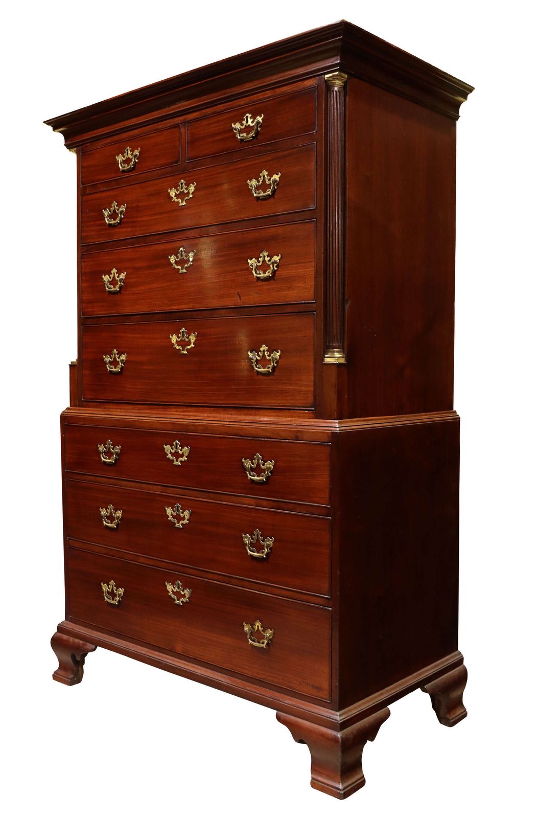 Fine George II Mahogany Tallboy (Chest On Chest), C.1745–1760 photo Furniture