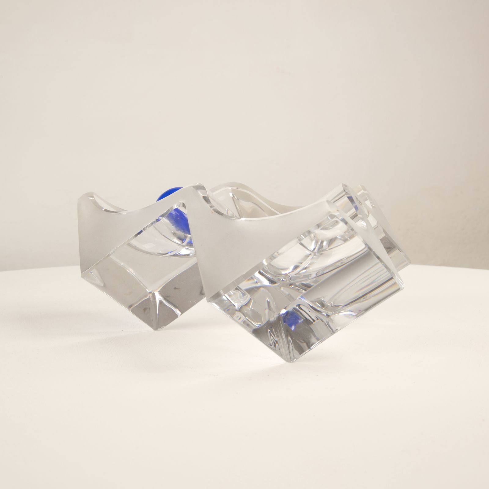 Roc Sculptural Pocket Emptier By Daum France 1980 photo furniture