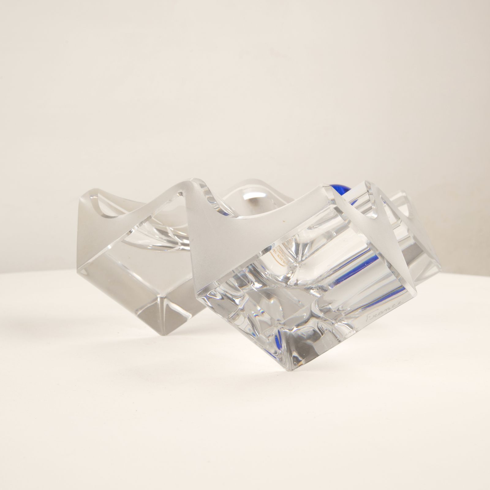 photo furniture Roc Sculptural Pocket Emptier By Daum France 1980