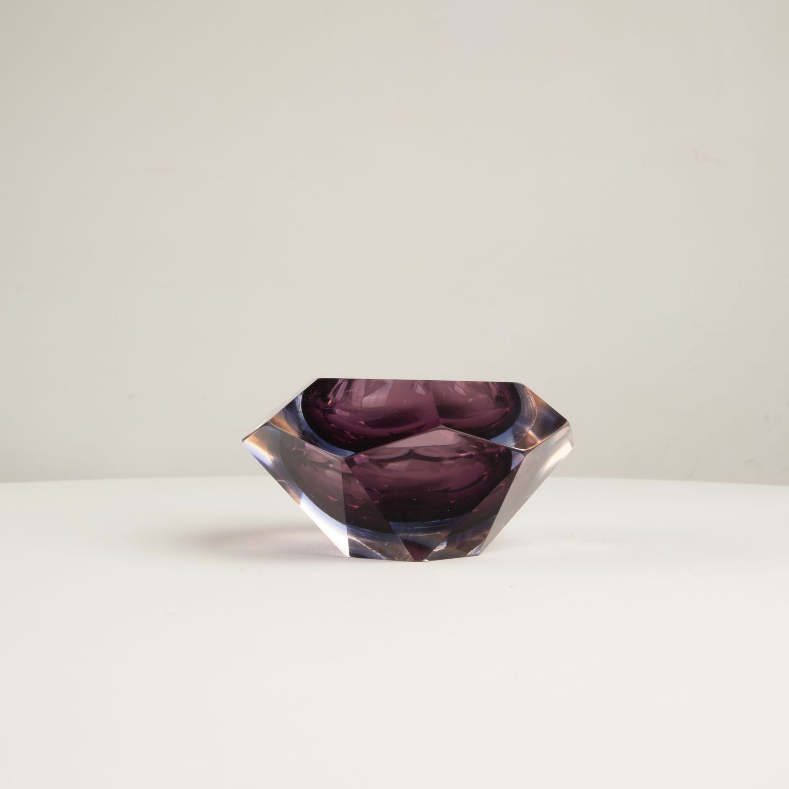 Sculptural Ashtray Attributed To Flavio Poli For Seguso Vetri D'arte, 1970 photo for sale