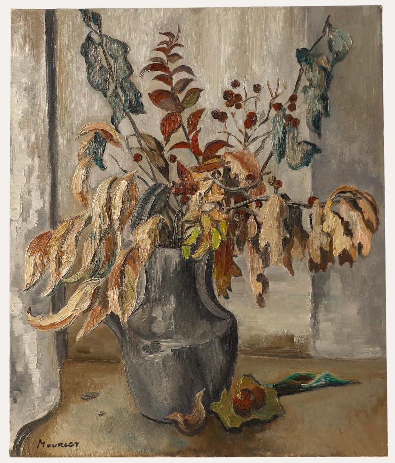 Maurice Mourlot (1906 1983) 20th Century Oil, Winter Stems