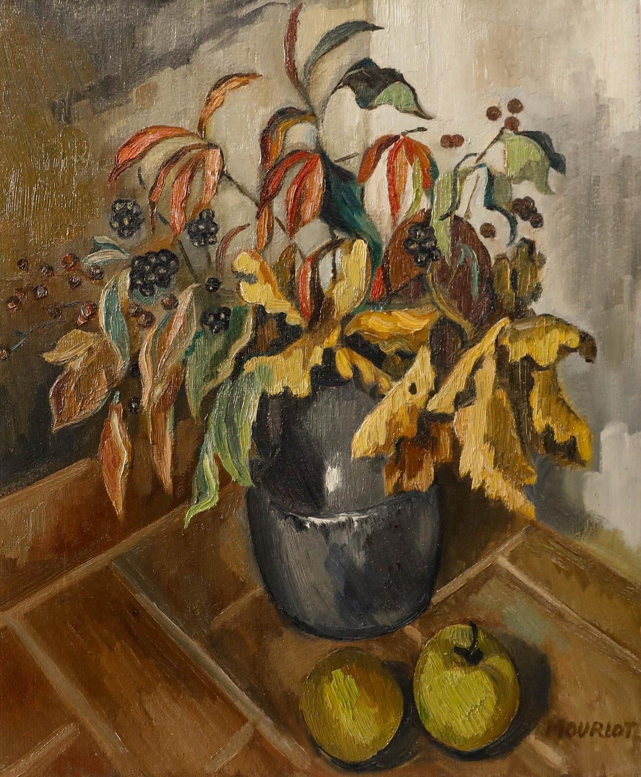 Maurice Mourlot (1906 1983) 20th Century Oil, Autumn Stems photo furniture