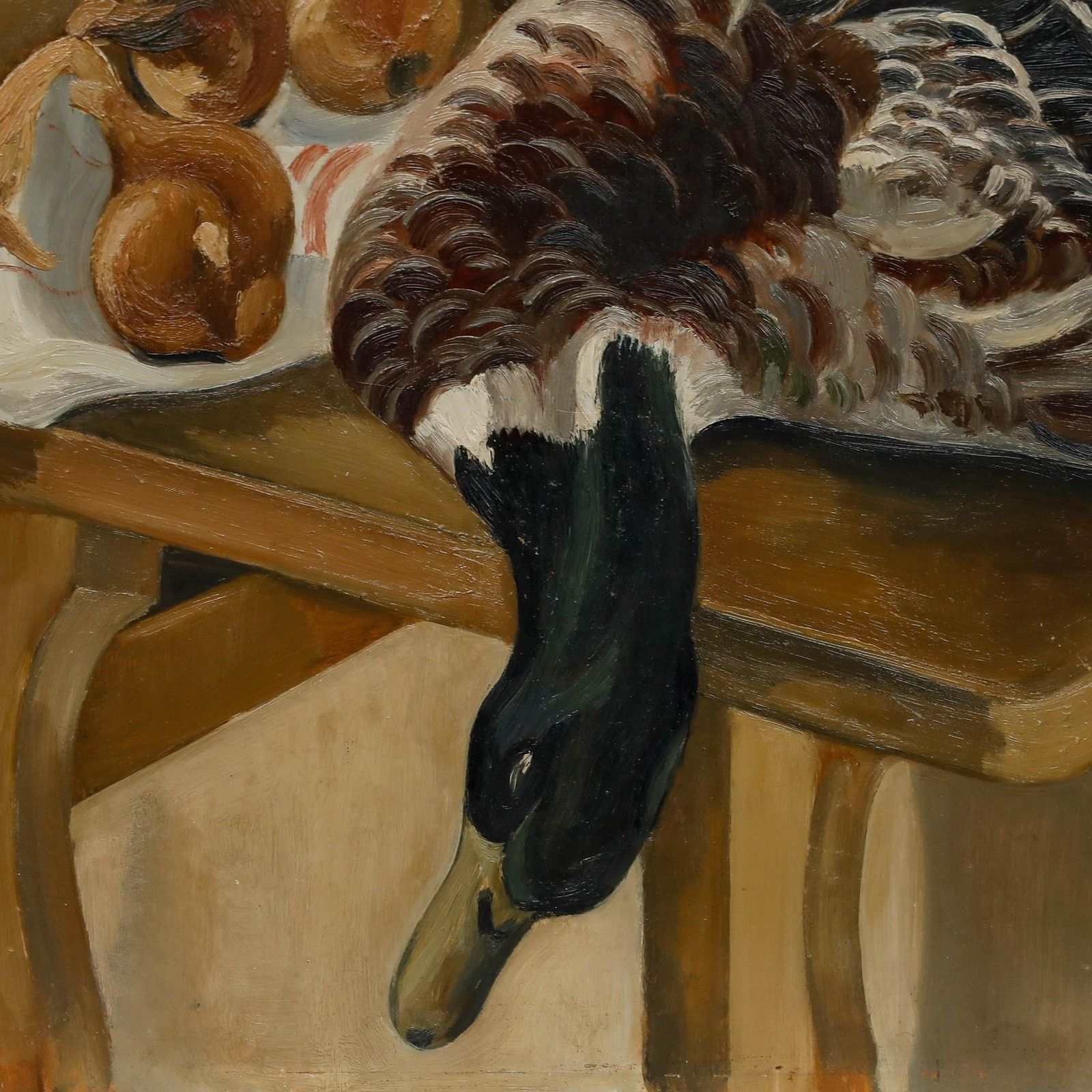 Maurice Mourlot (1906 1983) 20th Century Oil, Still Life With Duck photo Art