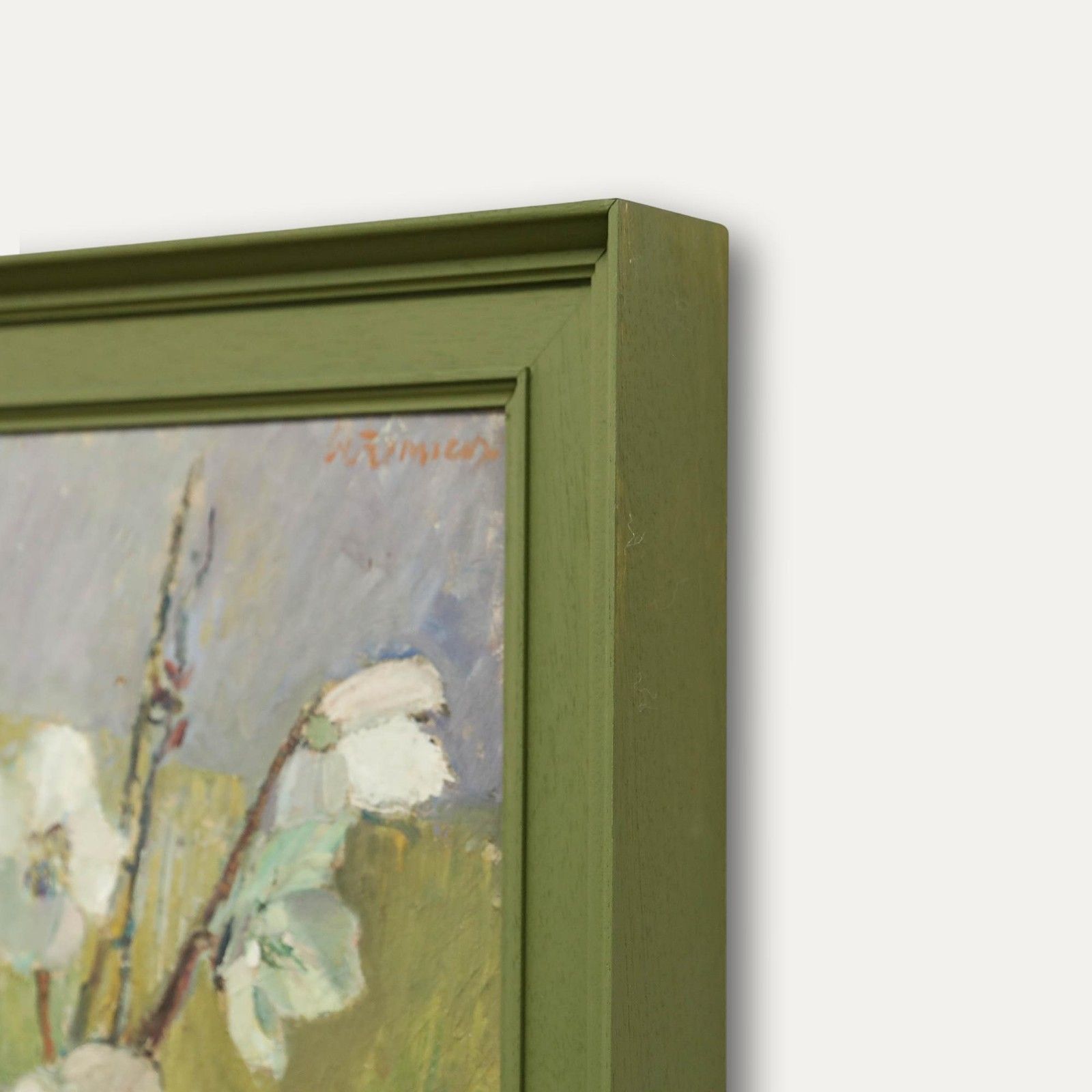 Charles Betremieux (1919 1997) Mid 20th Century Oil, Orchids And Shell photo vinterior