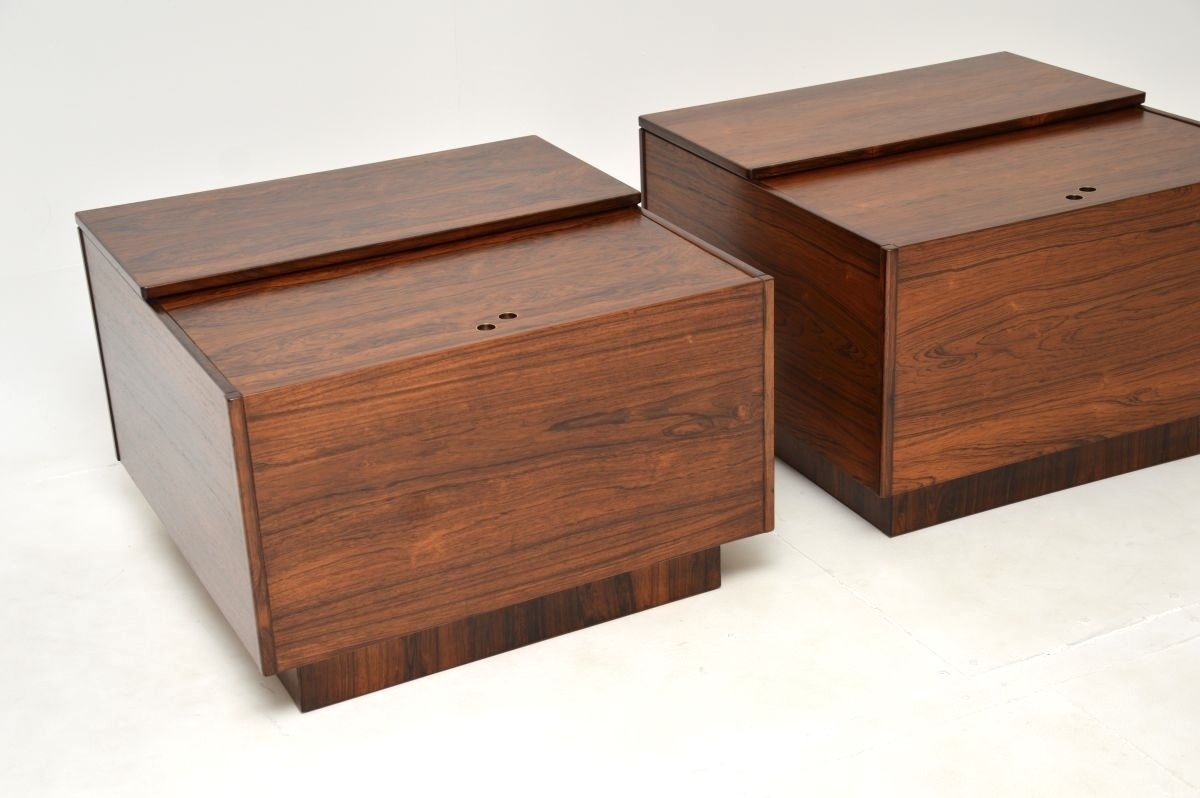 Pair Of Swedish Vintage Rosewood Coffee / Side Tables photo 3835.0