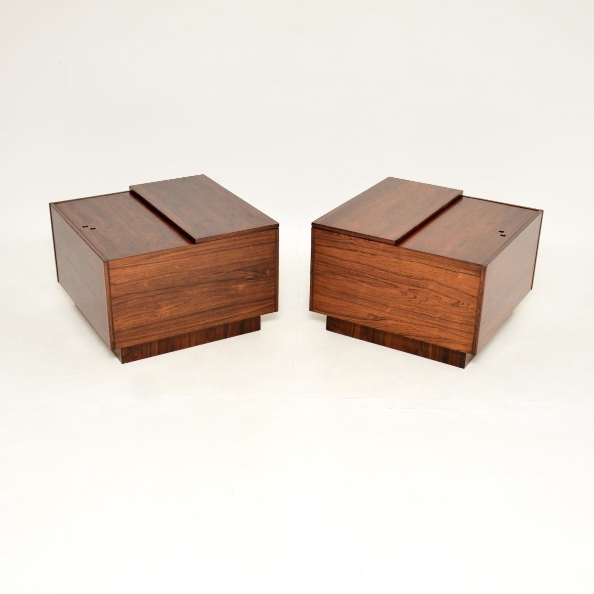 Pair Of Swedish Vintage Rosewood Coffee / Side Tables photo buy