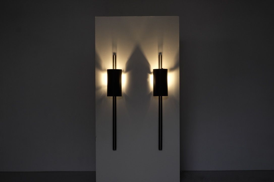 Pair Of Wall Light " Monza " By Franck Robichez For Dritsh, Paris 1990s. photo for sale