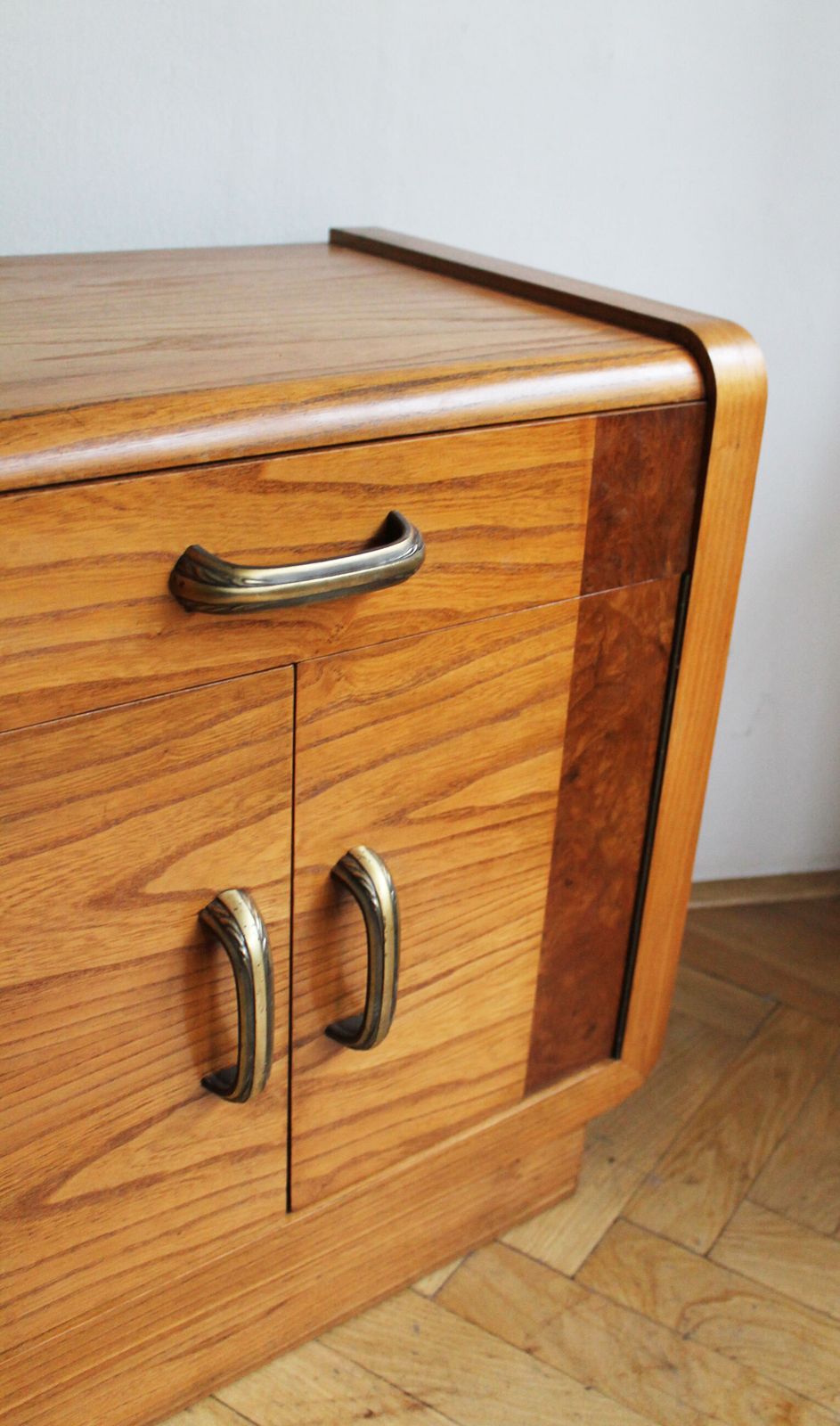 Pair Of 1930s Art Deco Bedside Tables photo vintage