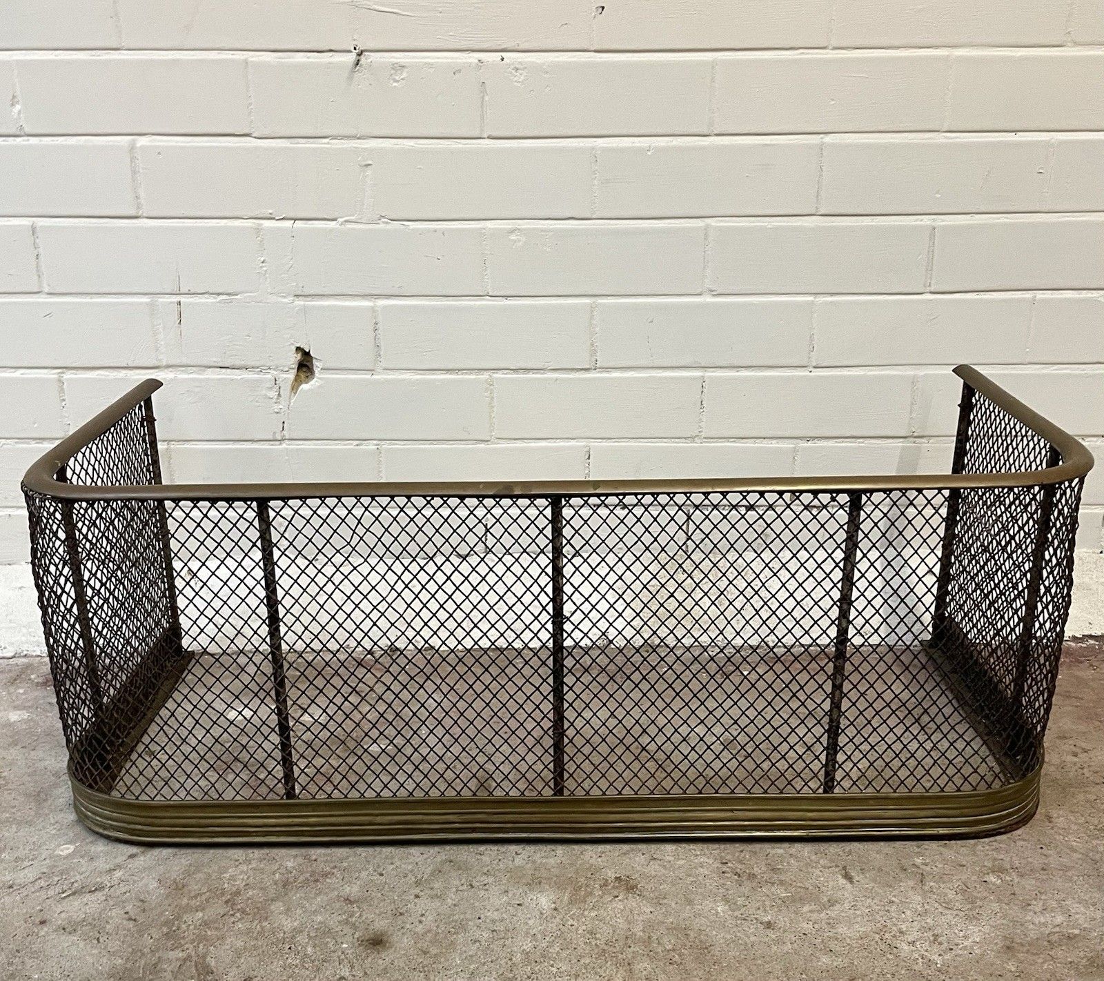 Good Quality Georgian Brass Fire Surround.