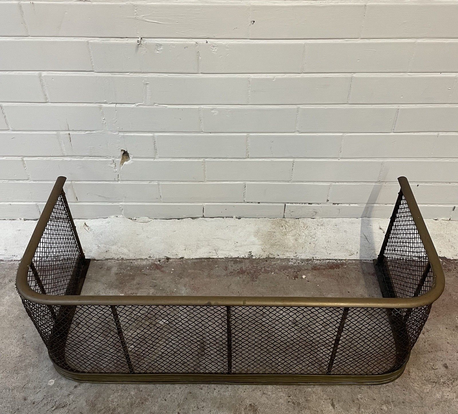 Good Quality Georgian Brass Fire Surround. photo Home Fixtures