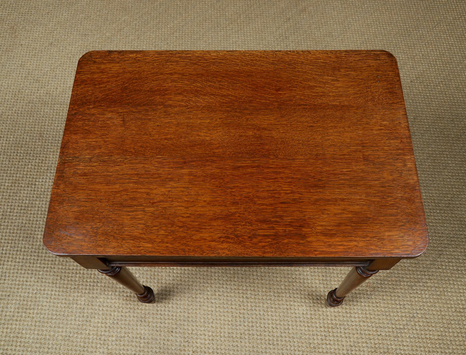 475.0 Small English Victorian Oak Occasional Side Table / Bedside  / Nightstand (Circa 1900) photo