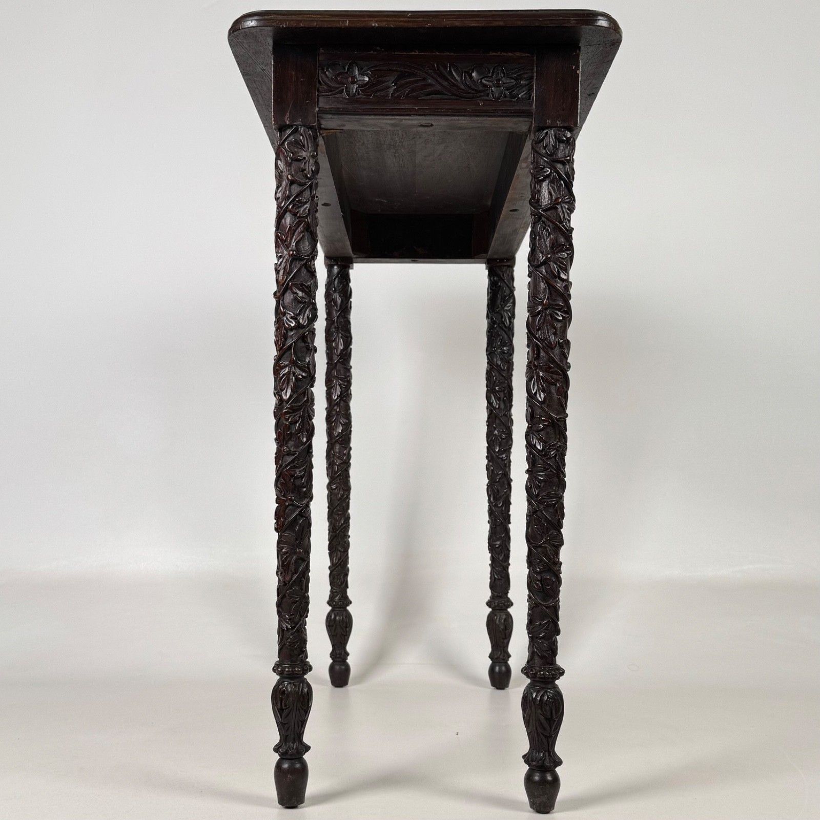 Antique 19th Century Small Anglo Indian Side Table In Mahogany photo buy