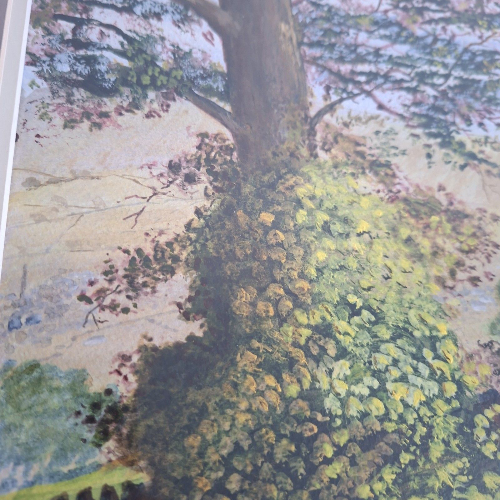 Original Acrylic Painting Harry Robinson View Over Sabden Lancashire Art photo Art
