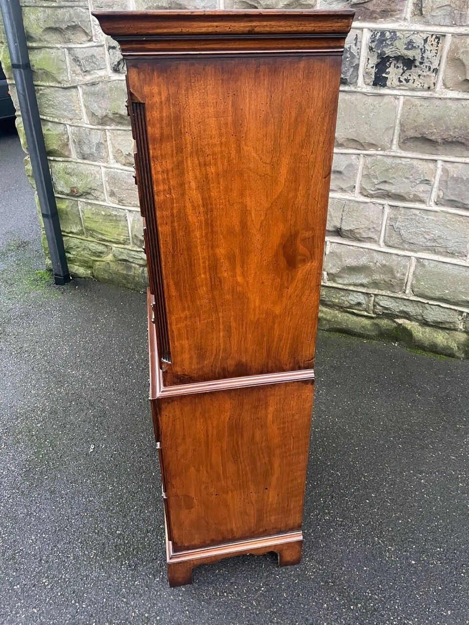 Furniture Quality Inlaid Burr Walnut Chest On Chest Tallboy photo
