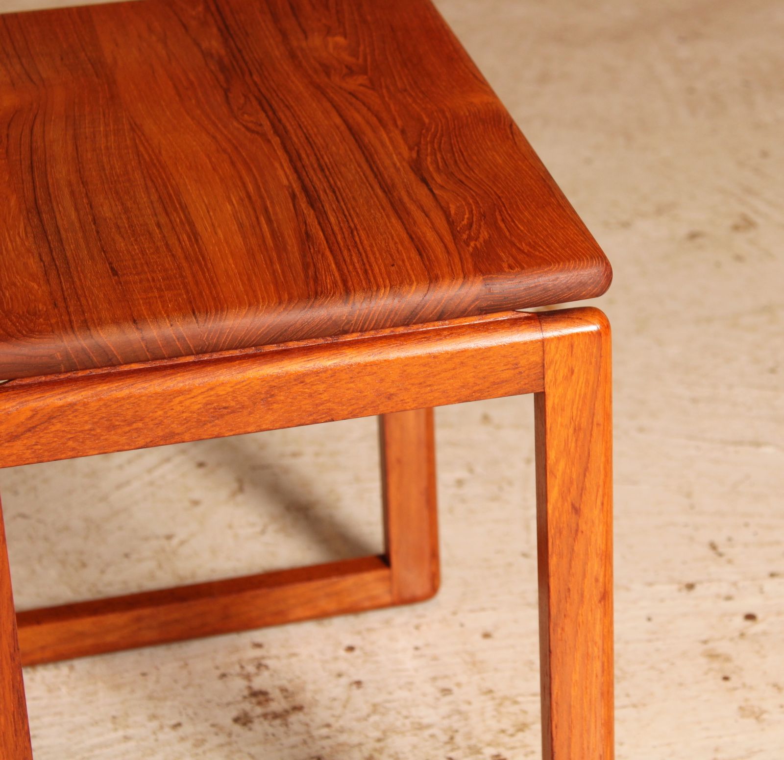 photo for sale Midcentury Solid Teak Nest Of Tables C.1970