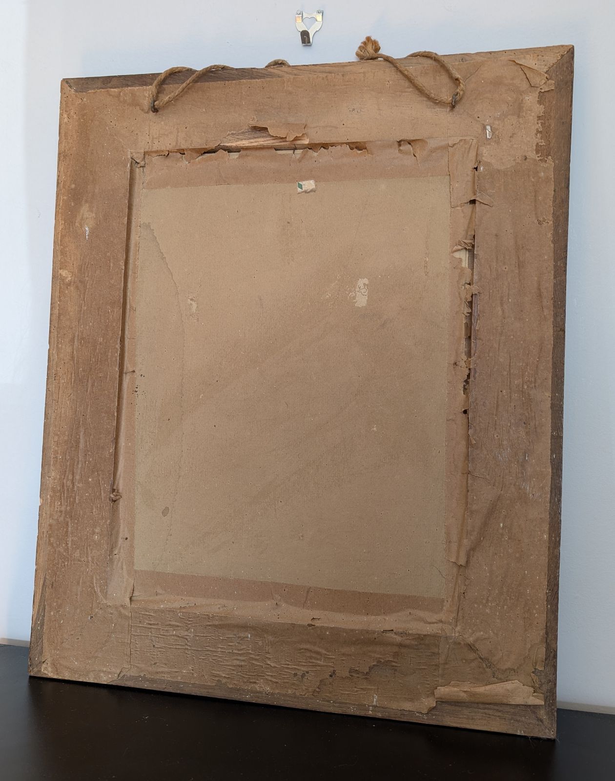 Antique Framed Photograph Soldier Military Carved Wood Frame photo for sale