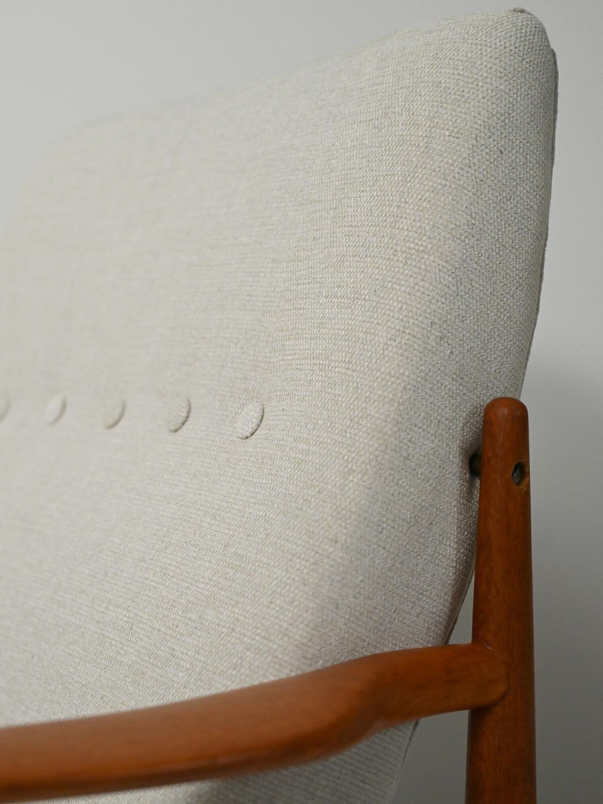 Pair Of Scandinavian Teak Armchairs From The 1950s And 1960s photo vintage