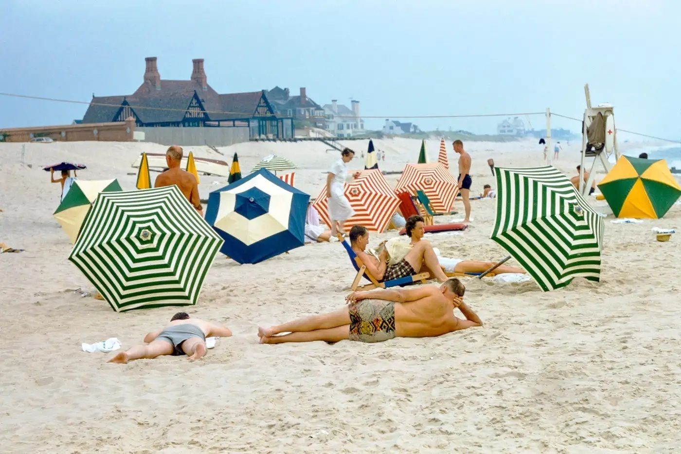 Toni Frissell 'The Hamptons' Archival Pigment Print Framed In White