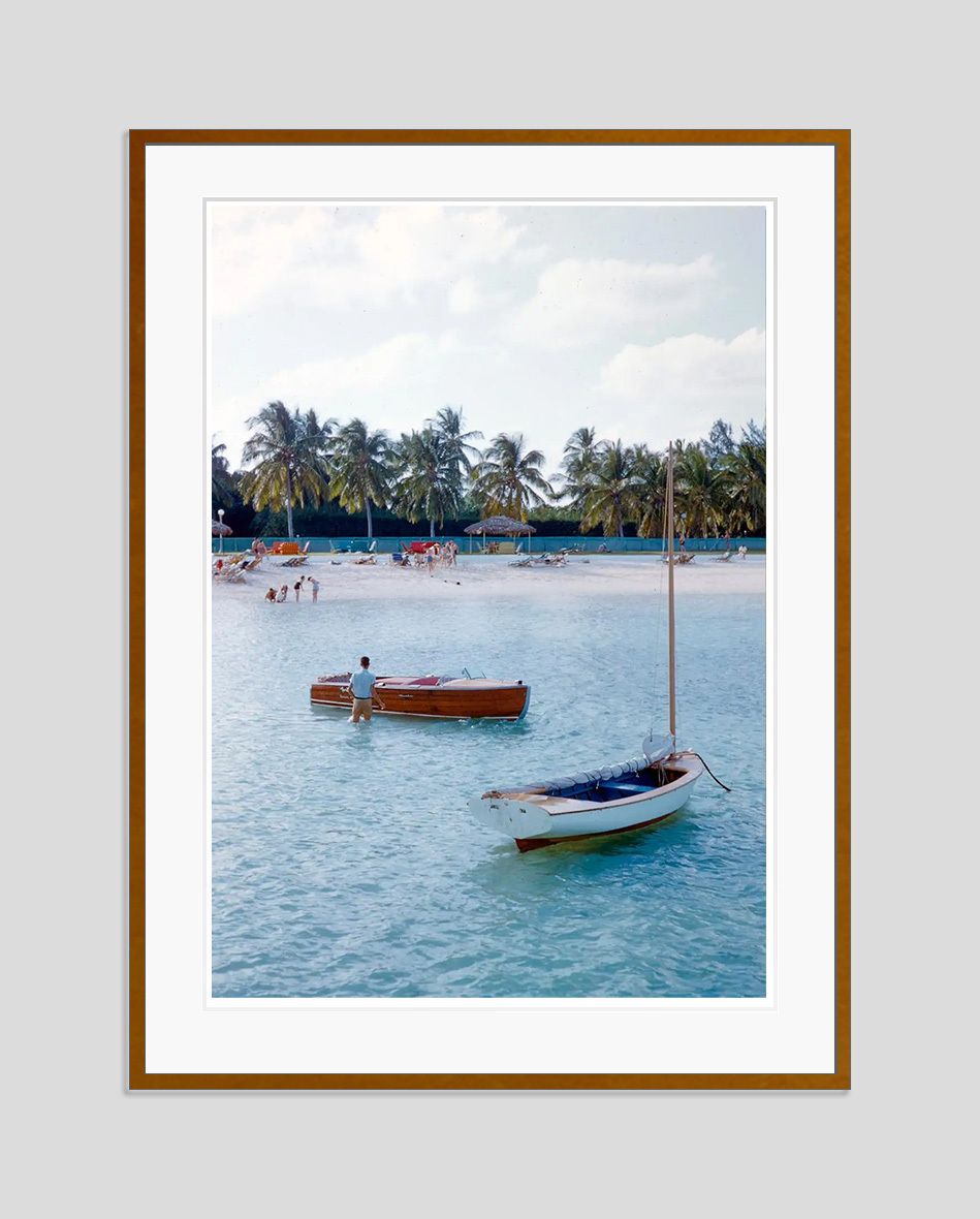 Toni Frissell 'Florida Beach Scene' Archival Pigment Print Framed In Brown photo furniture