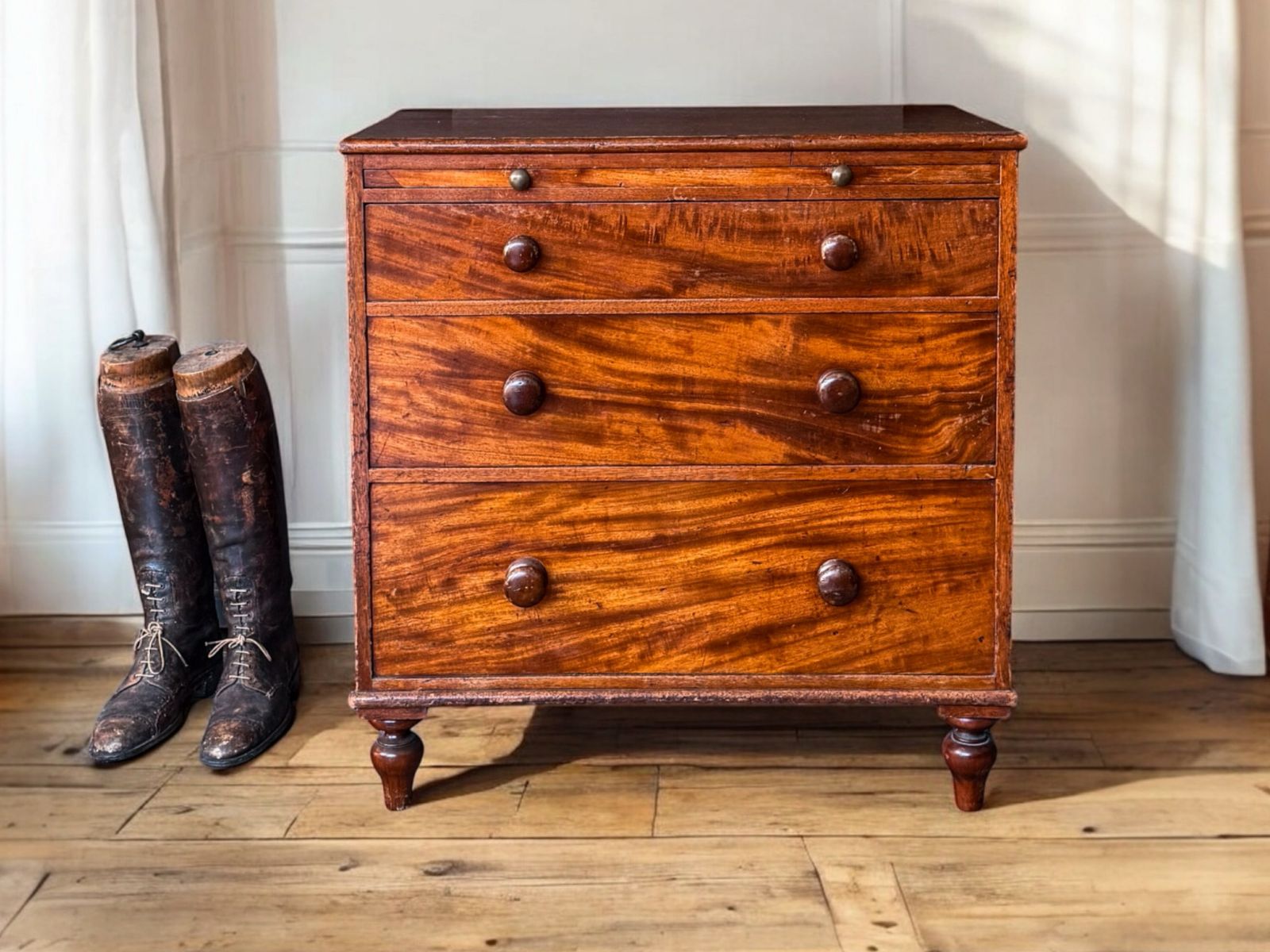 19th Century Mahogany Dressing Chest