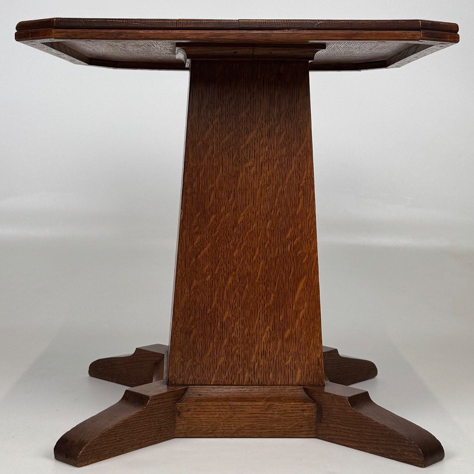 Antique 20th Century Good Quality Side Table In Oak photo for sale