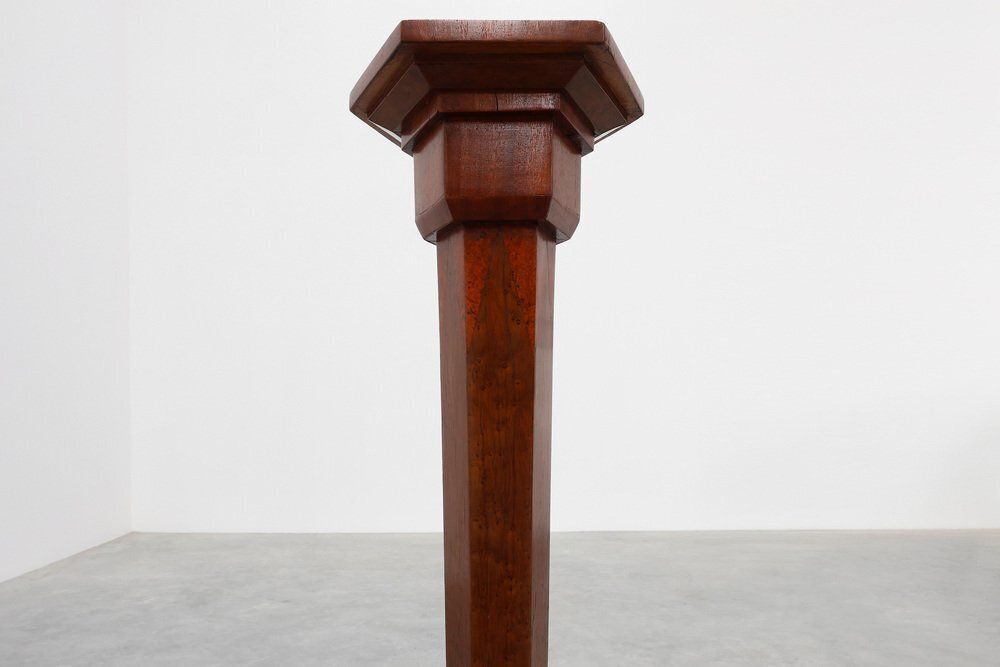 Art Deco French Burl & Oak Console, 1925 photo vinterior