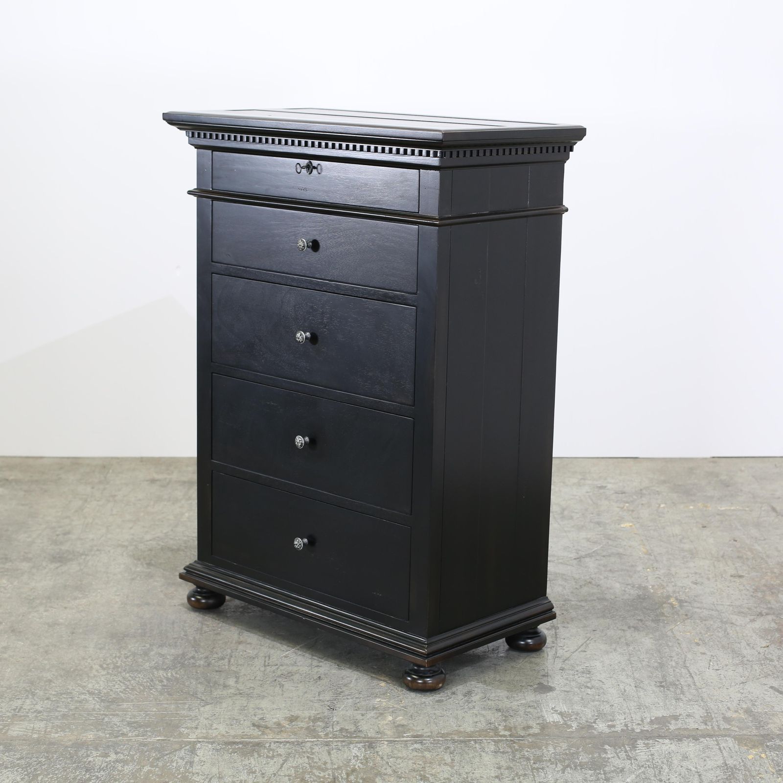 Restoration Hardware St. James Five Drawer Narrow Dresser photo for sale