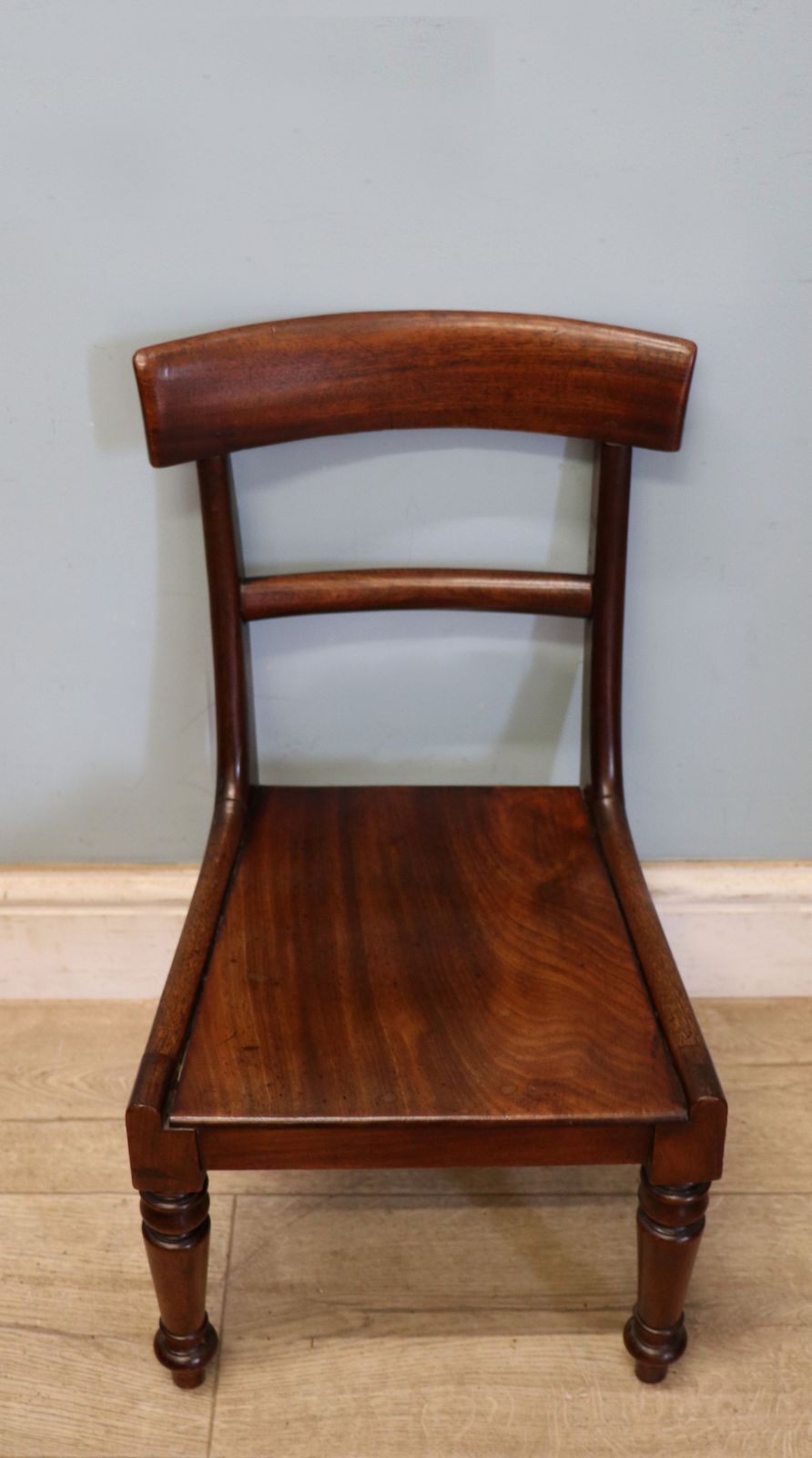 An Early Victorian Child’s Mahogany Bar Back Chair. photo 145.0