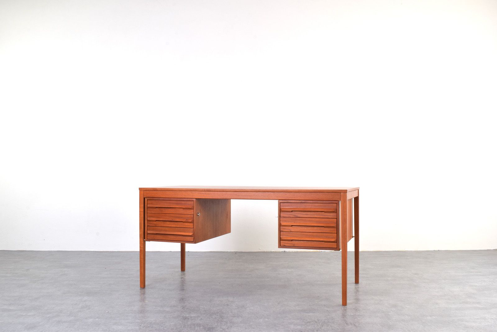 Mid Century Teak Executive Desk By Torbjørn Afdal For Bruksbo photo furniture