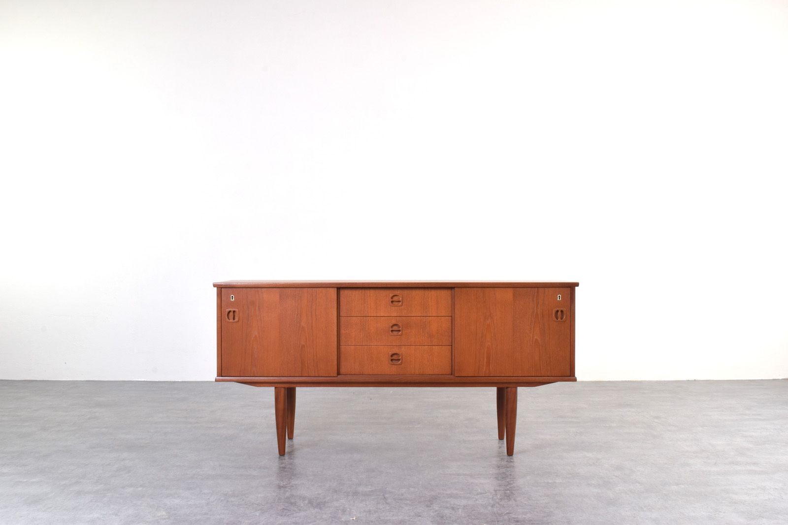 Mid Century Danish Teak Sideboard, 1960s.