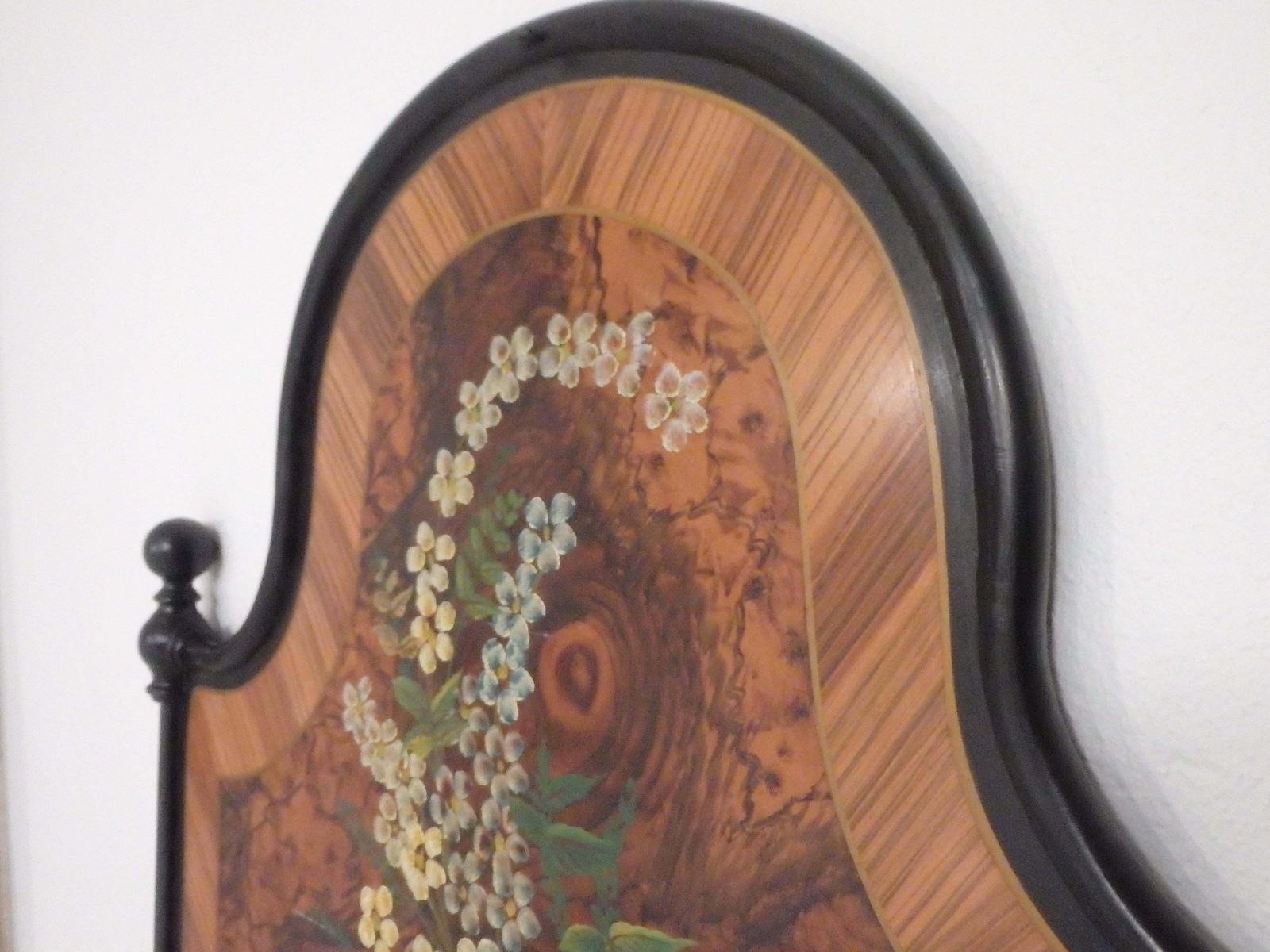 2 Art Nouveau Metal Hand Painted Extravagant Single Beds With Flowers Chalet Sty photo 1962.0