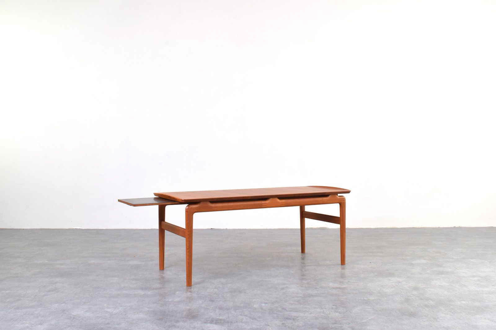 Teak Model 640 Coffee Table By Peter Hvidt & Orla Mølgaard Nielsen For France & Søn / France & Daverkosen, 1950s. photo for sale