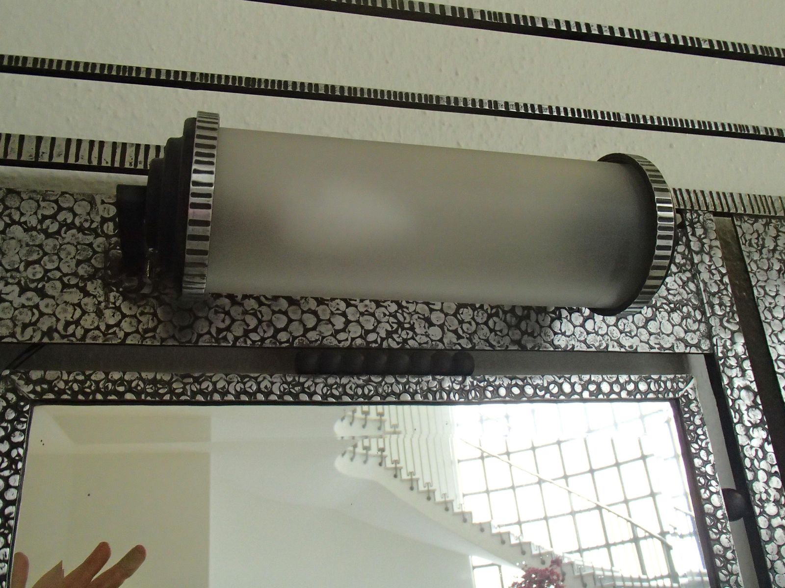 photo furniture Art Deco Wrouth Iron Wardrobe With Mirror And Light