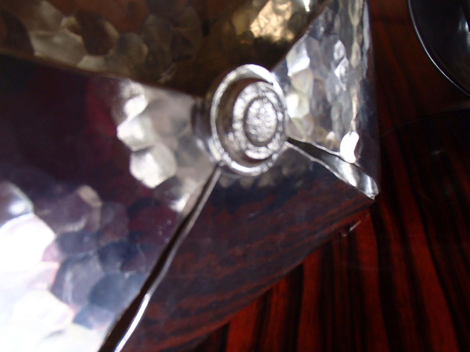 Modern Desk Set Of Pewter For Letters And Visit Cards By Jean Goardere photo for sale