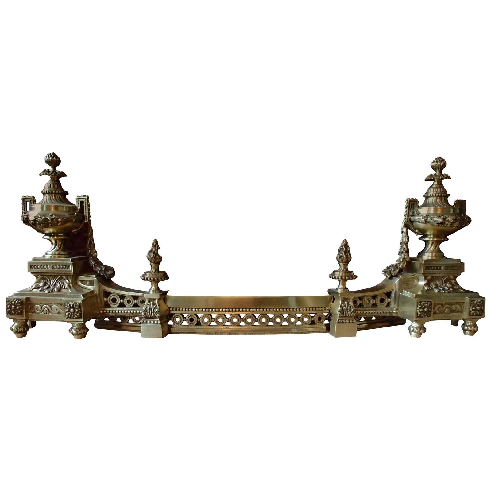 19th Century Empire Fireplace Bronze Or Brass