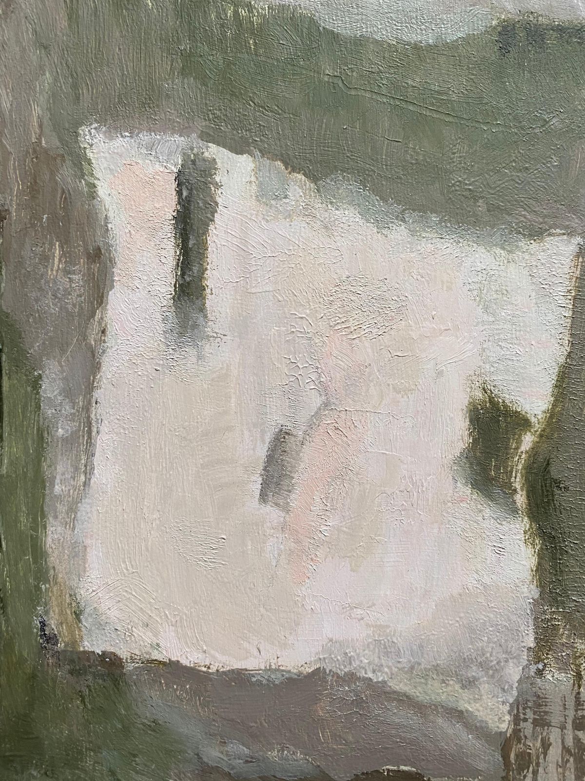 Unknown Yvette Dubois Habasque French Cubist Abstract Painting Circa 2000s photo for sale