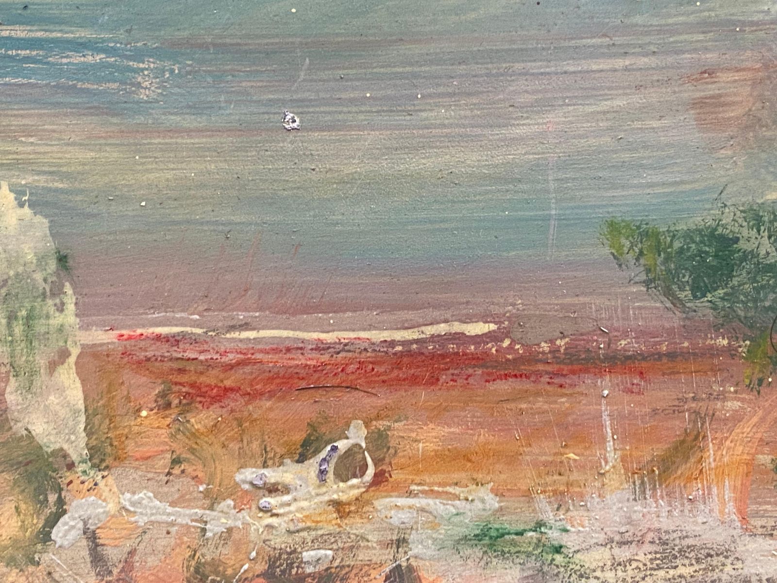 Unknown Jacques Pinon, French Expressionist Landscape Oil Painting Late 20th Century photo furniture