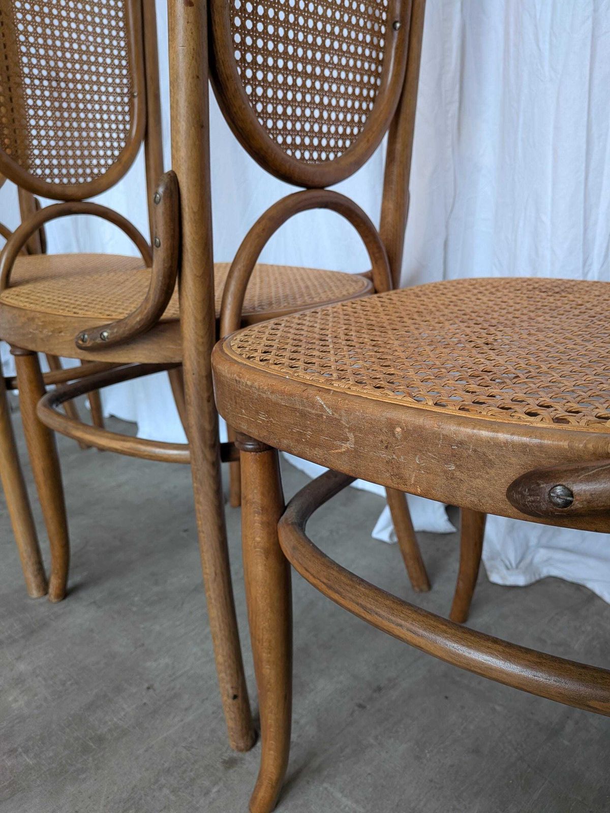 Vintage Bentwood Cane Dining Chair, Thonet Style, 1970s Yugoslavia photo 308.0