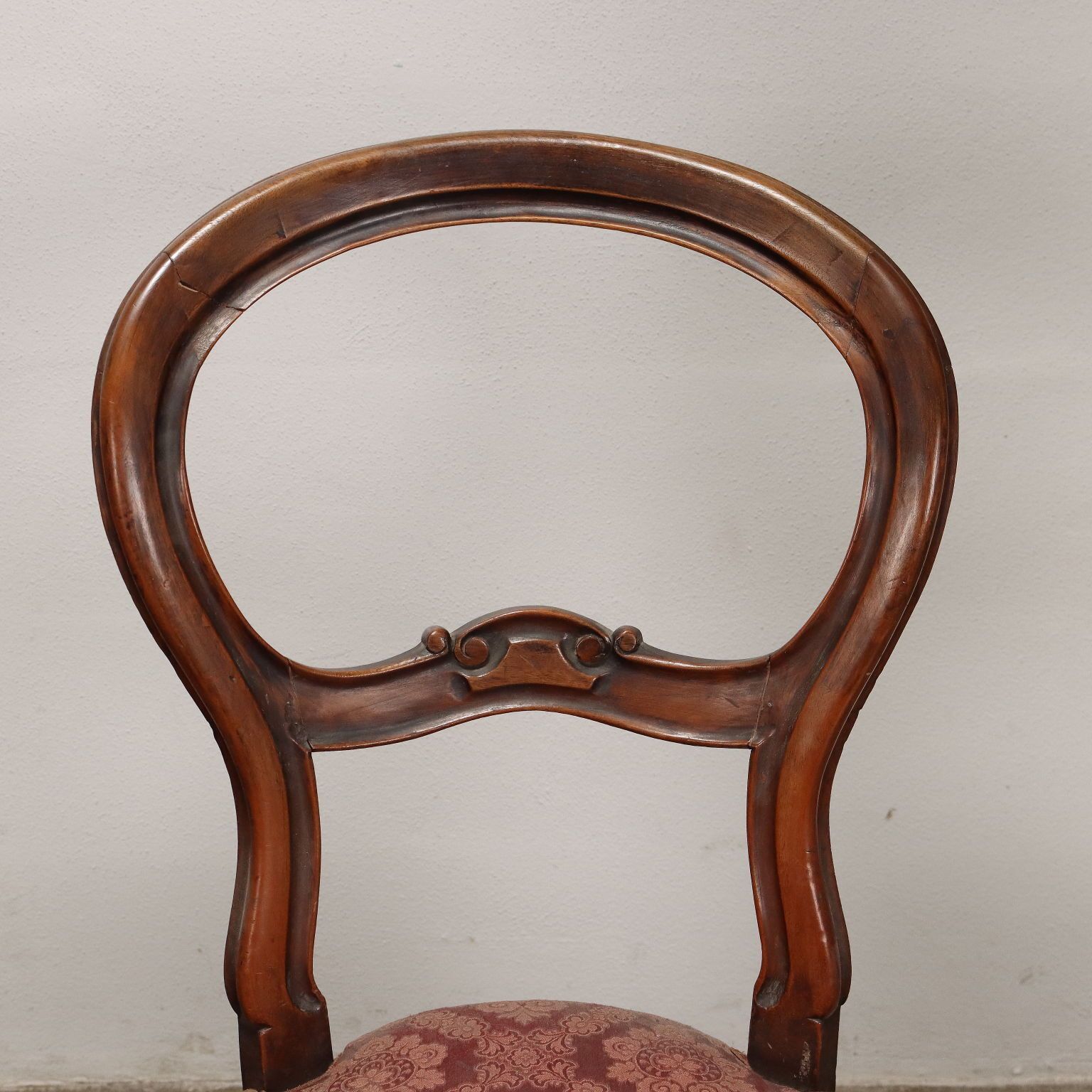 Group Of 3 Antique Louis Philippe Chairs Walnut Italy XIX Century photo Furniture