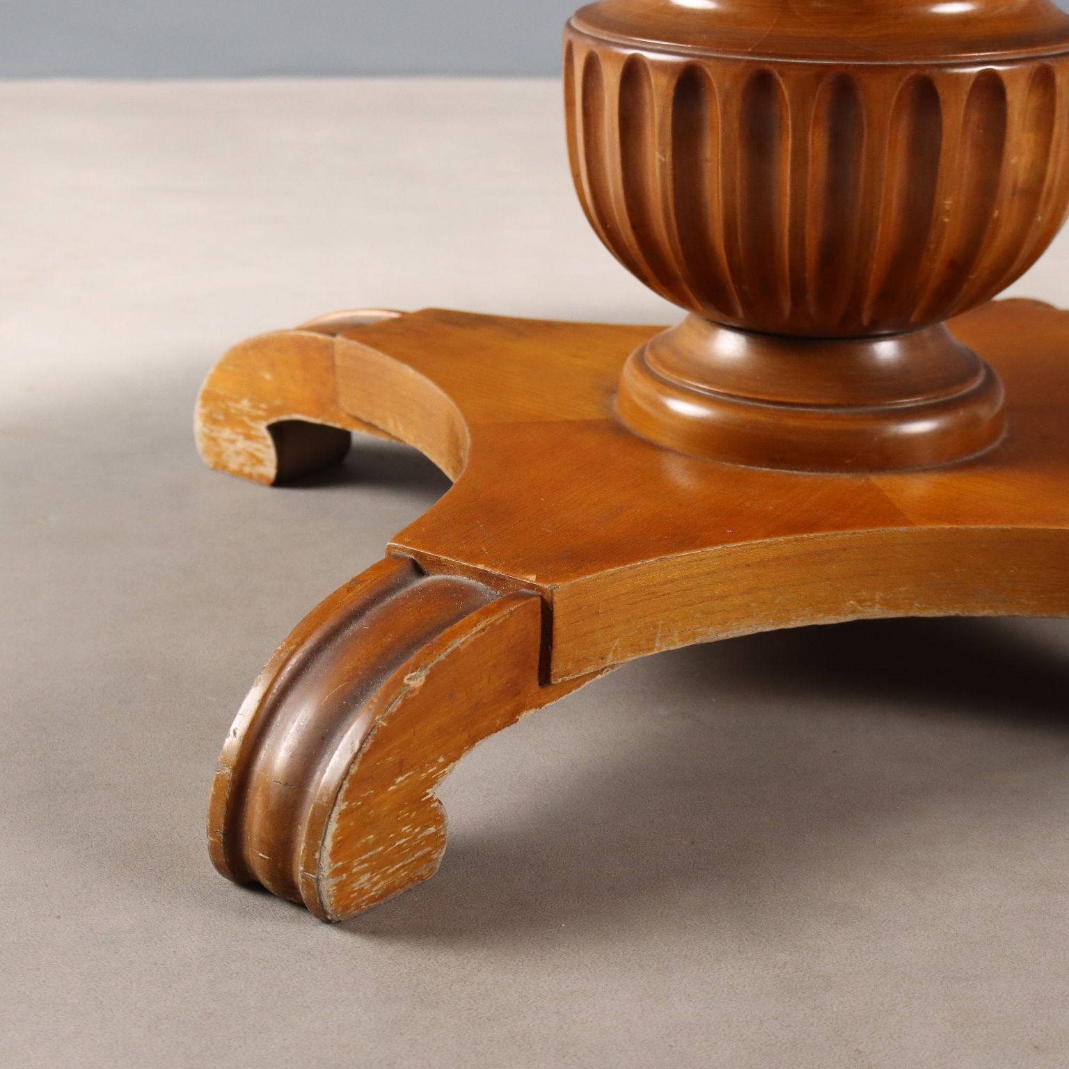 Furniture Antique Table Mahogany Ash Extendable Top Austria XIX Century photo