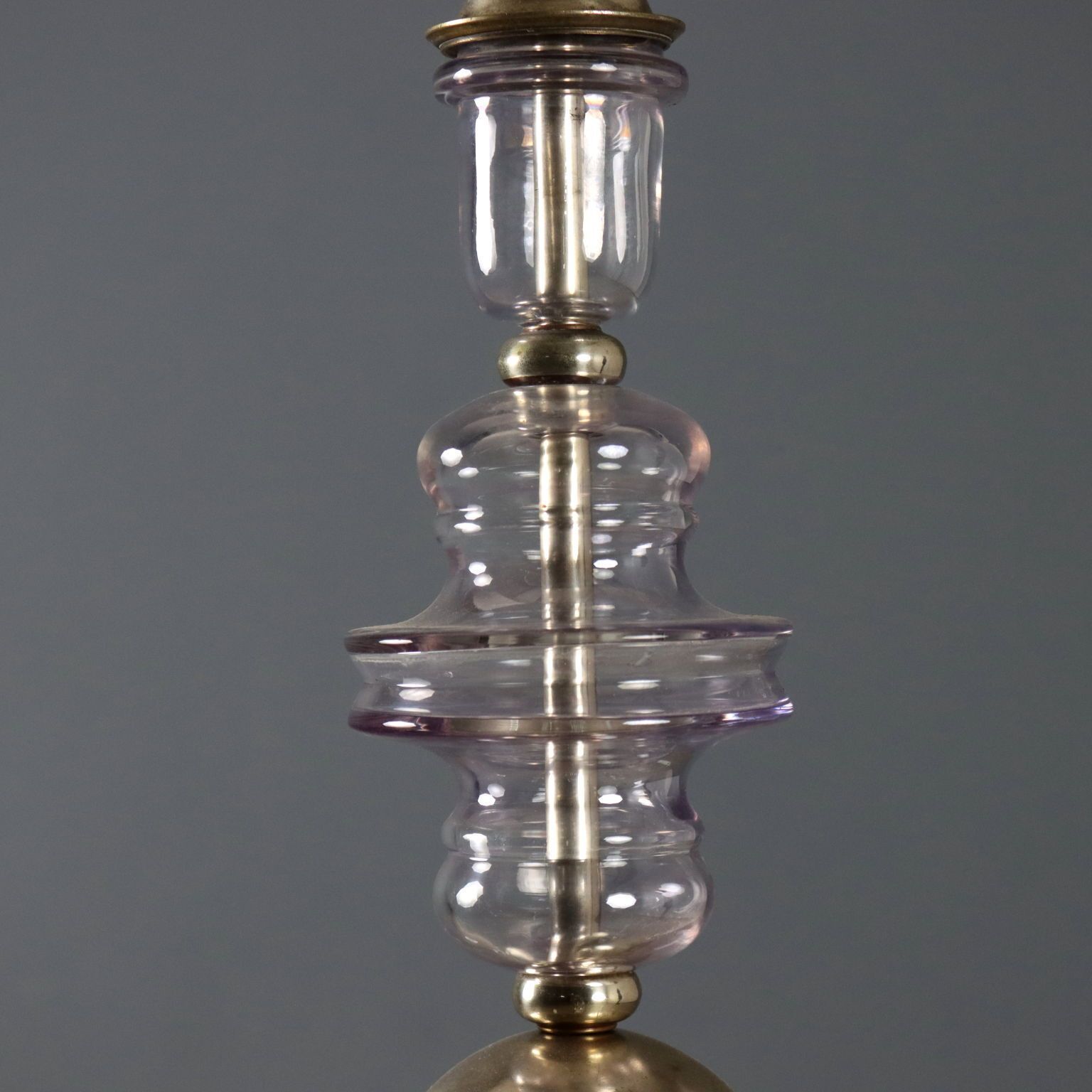 Antique Chandelier Blown Glass Of Venice Italy XX Century photo for sale