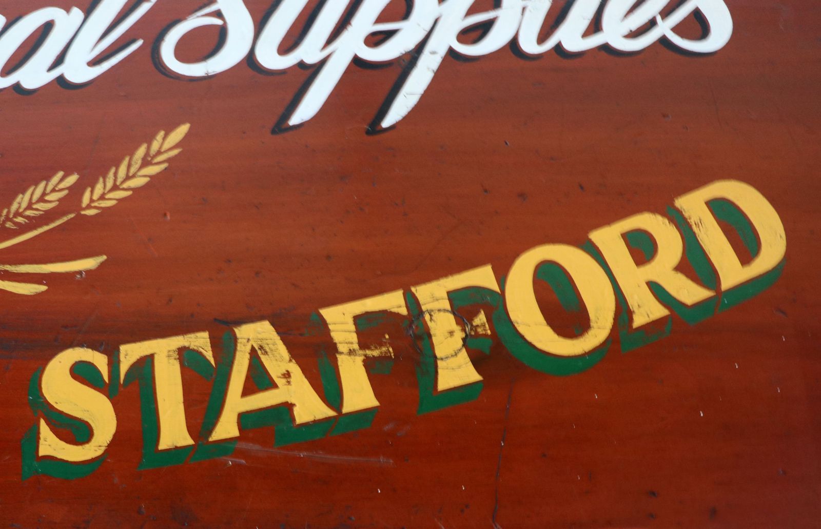 photo for sale A Lovely Victorian Painted Pine Chest Of Four Drawers,  Sign Written For The Smiths Agricultural Merchants Of Stafford.