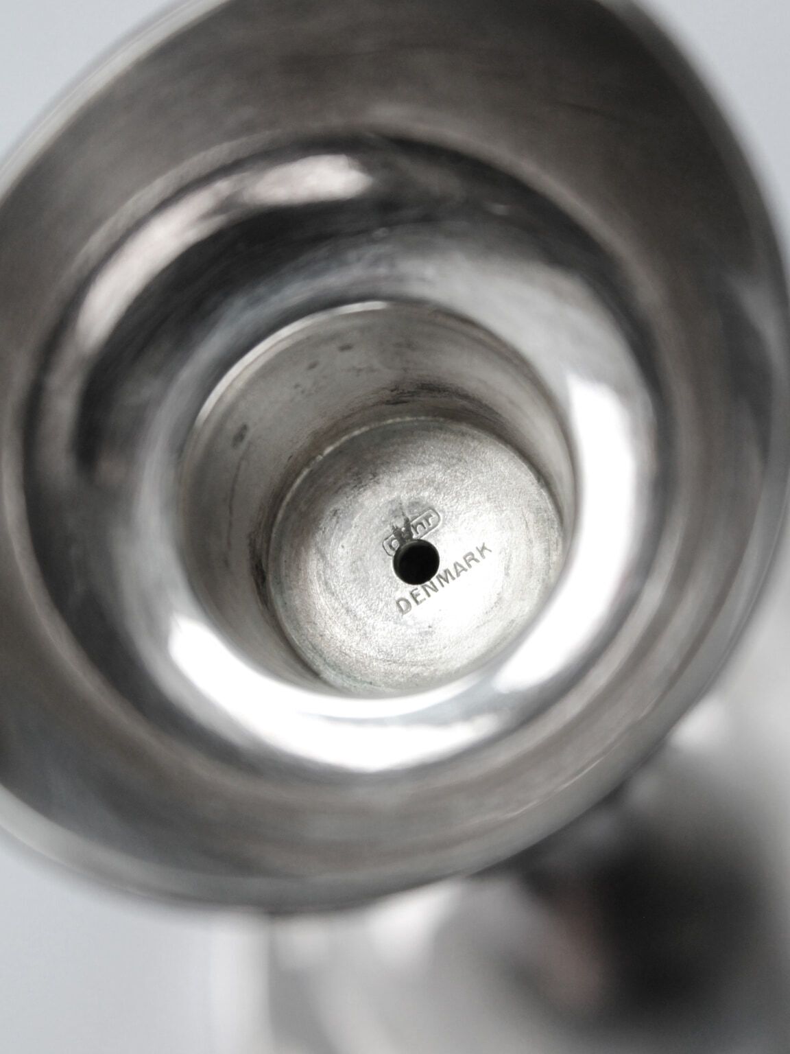 Cohr Silver Plated Candlestick, Denmark, 1960s photo for sale