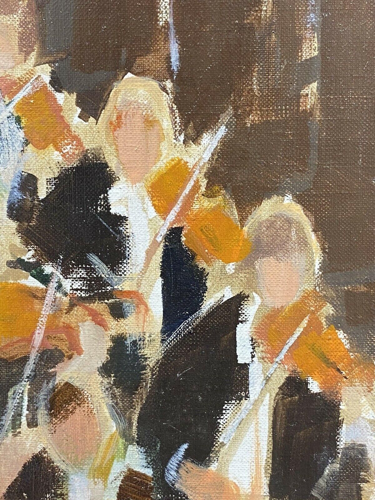 Unknown Rene Leroy, French Contemporary Modernist Painting, The Orchestra 1900s photo for sale